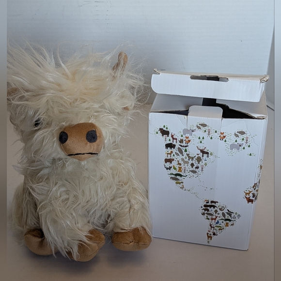 Highland Cow Microwavable Stuffed Animal - Weighted Stuffed Plush - Picture 2 of 13